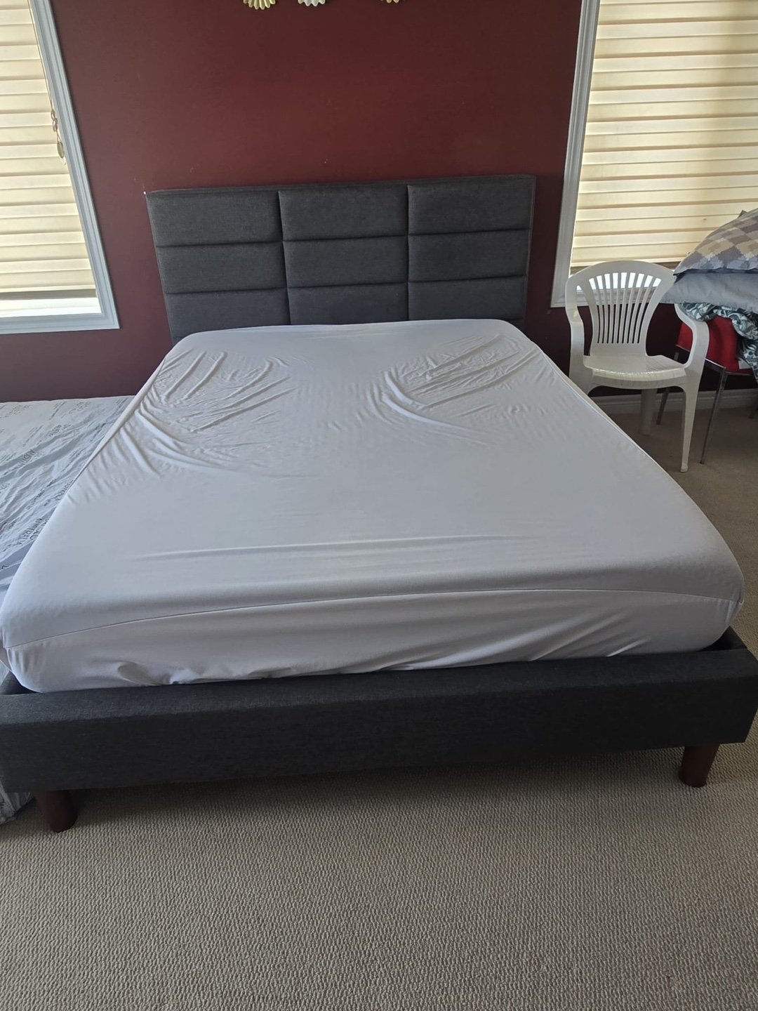 Queen Upholstered Bed Frame