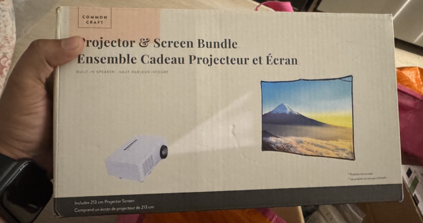 Common Craft Projector & Screen Bundle