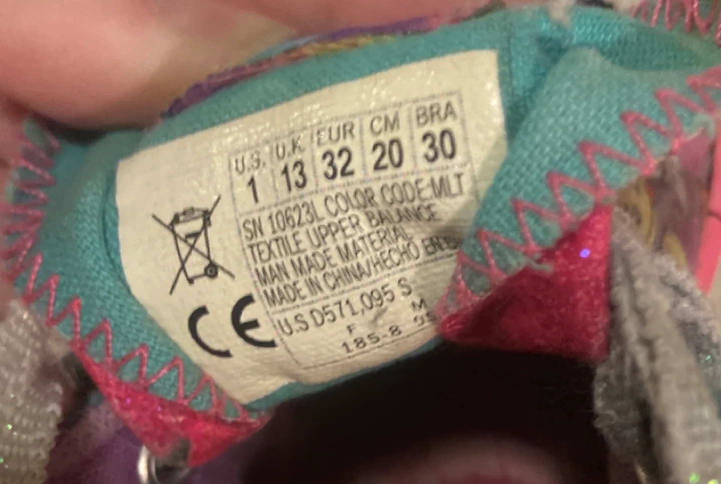 Skechers Girls' Size 13 High-Top Sneakers image indicator(2)