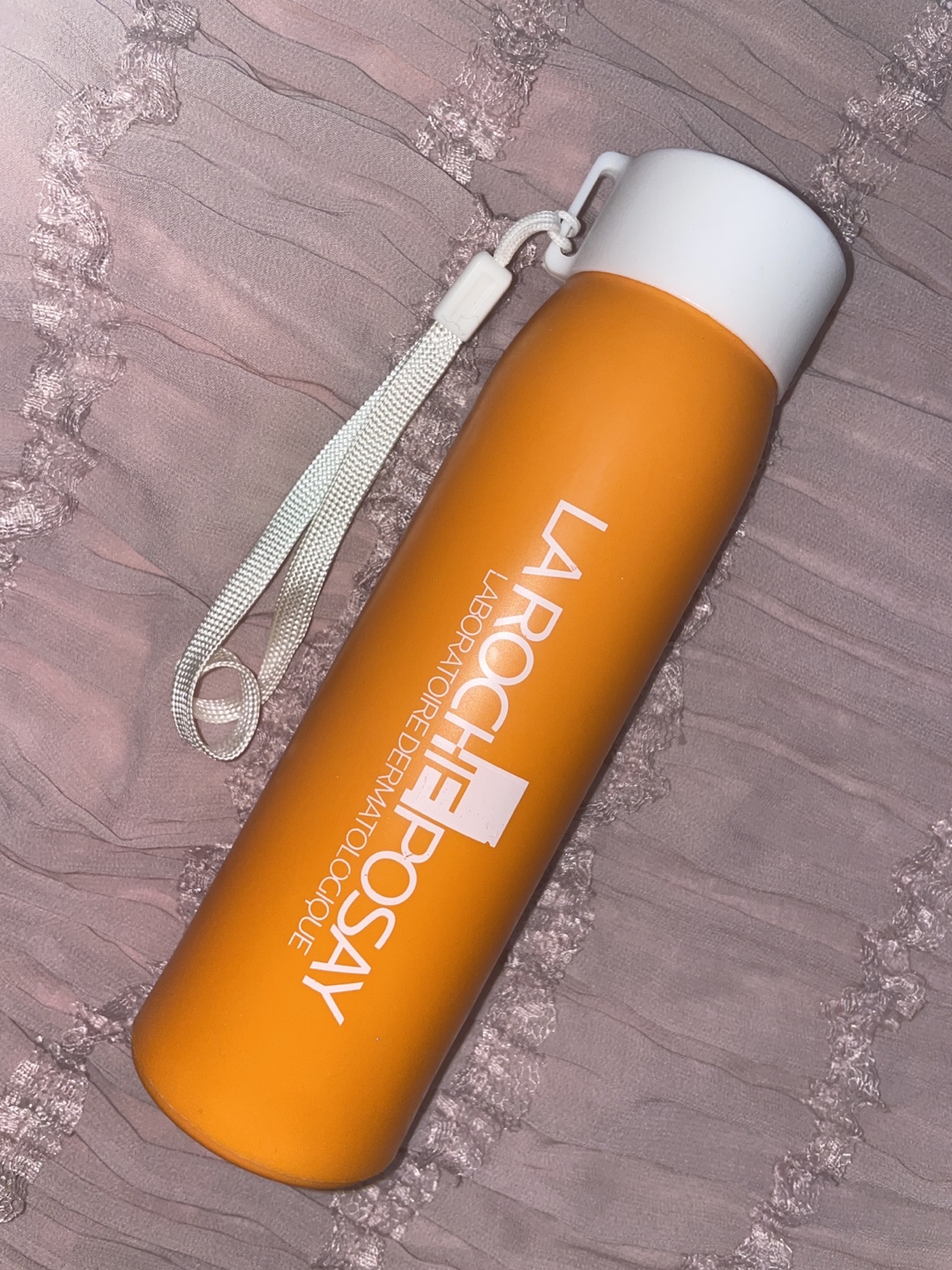 La Roche-Posay branded water bottle
