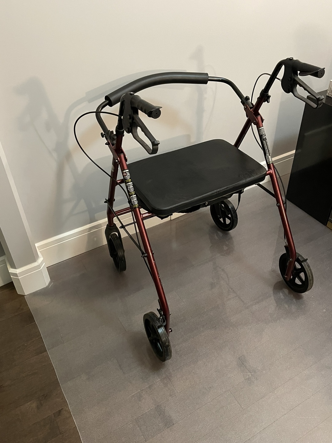 Rollator Walker with Seat and Basket