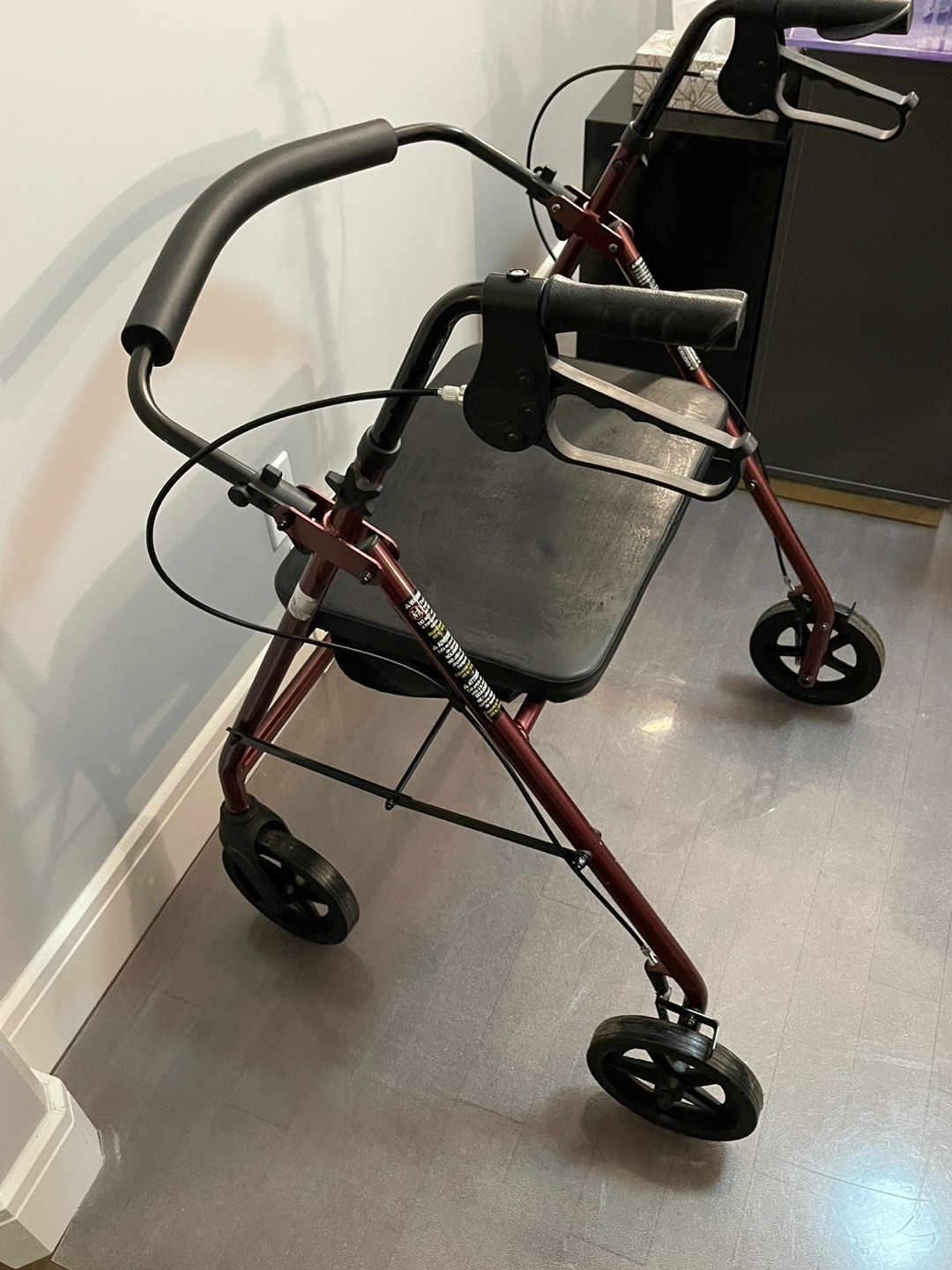 Rollator Walker with Seat and Basket - photo 2