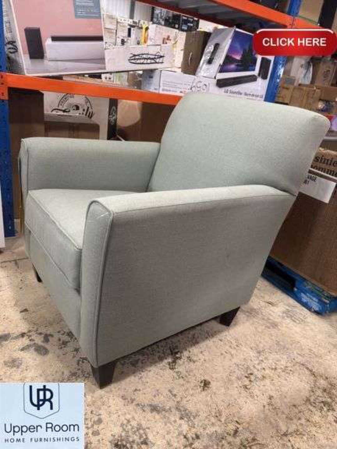 Upper Room Furnishings Accent Chair - Light Green - photo 4