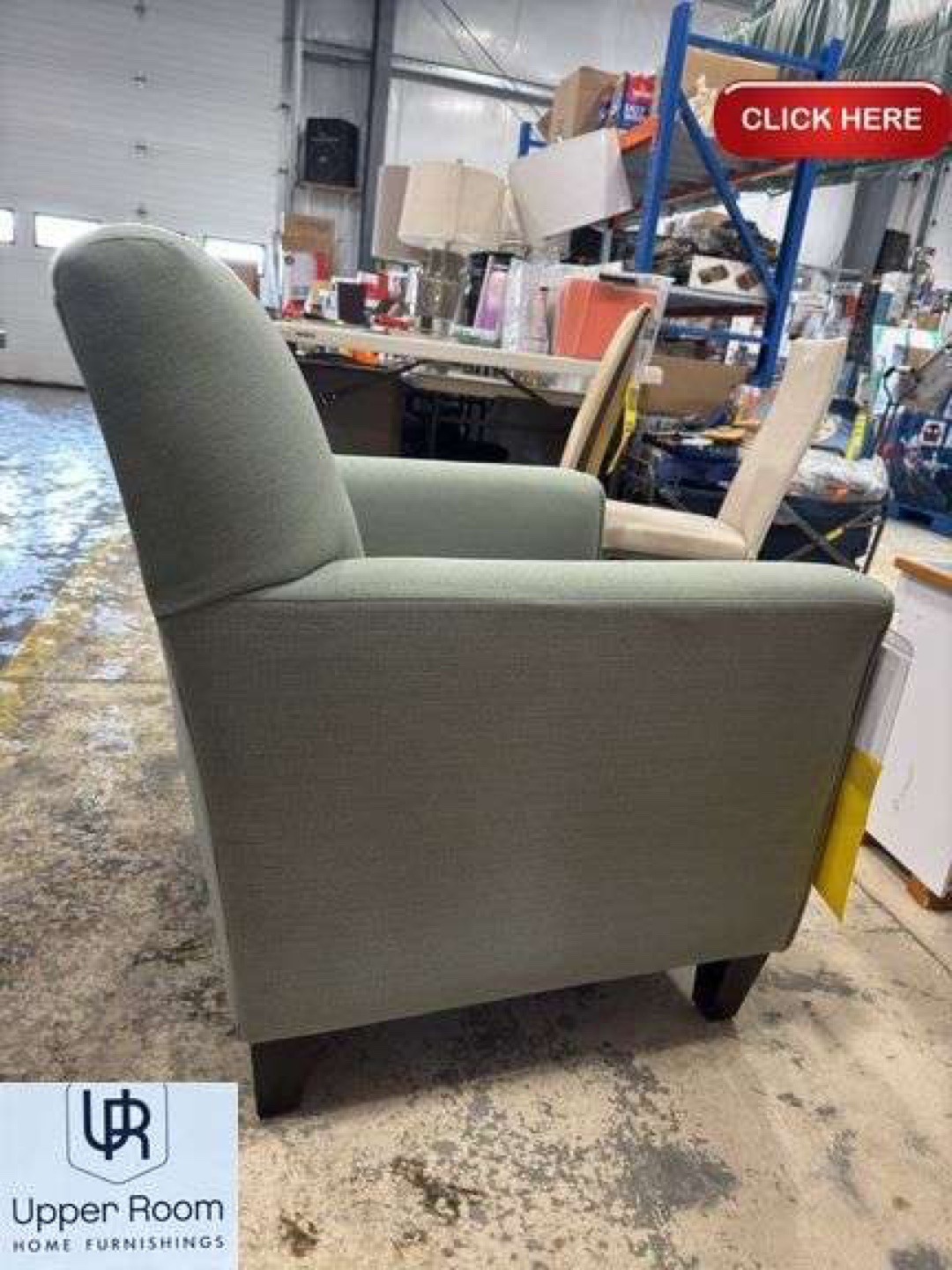 Upper Room Furnishings Accent Chair - Light Green - photo 2