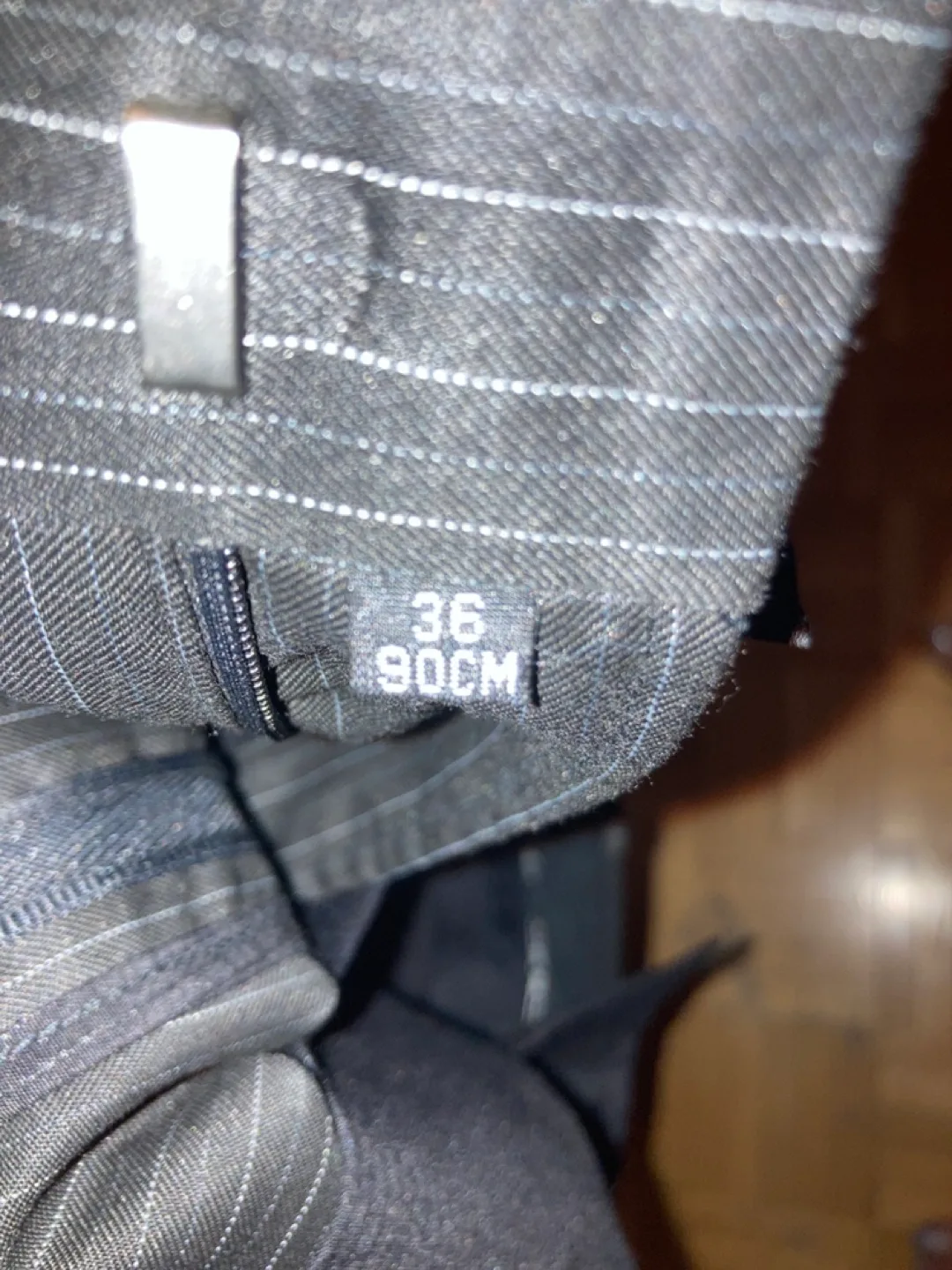 Men's Gazebo Collection Size 38 Dark Grey Pinstripe Suit image indicator(3)