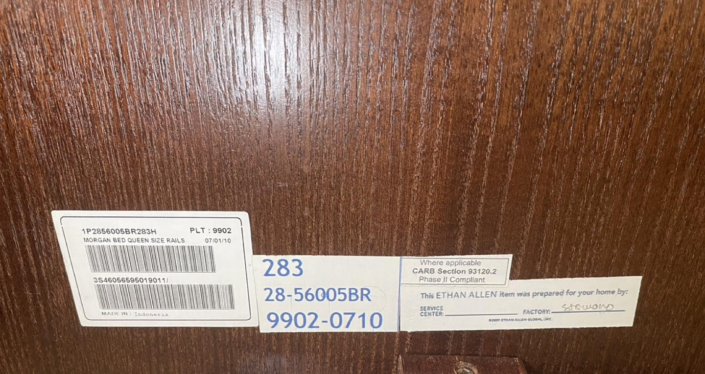 Ethan Allen Morgan Queen Bed Frame (Need gone ASAP!) 🥕 - photo 5
