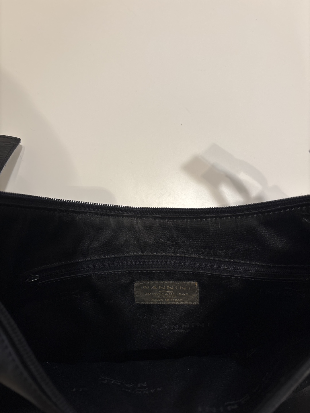 Nannini Black Leather Shoulder Bag - photo 4
