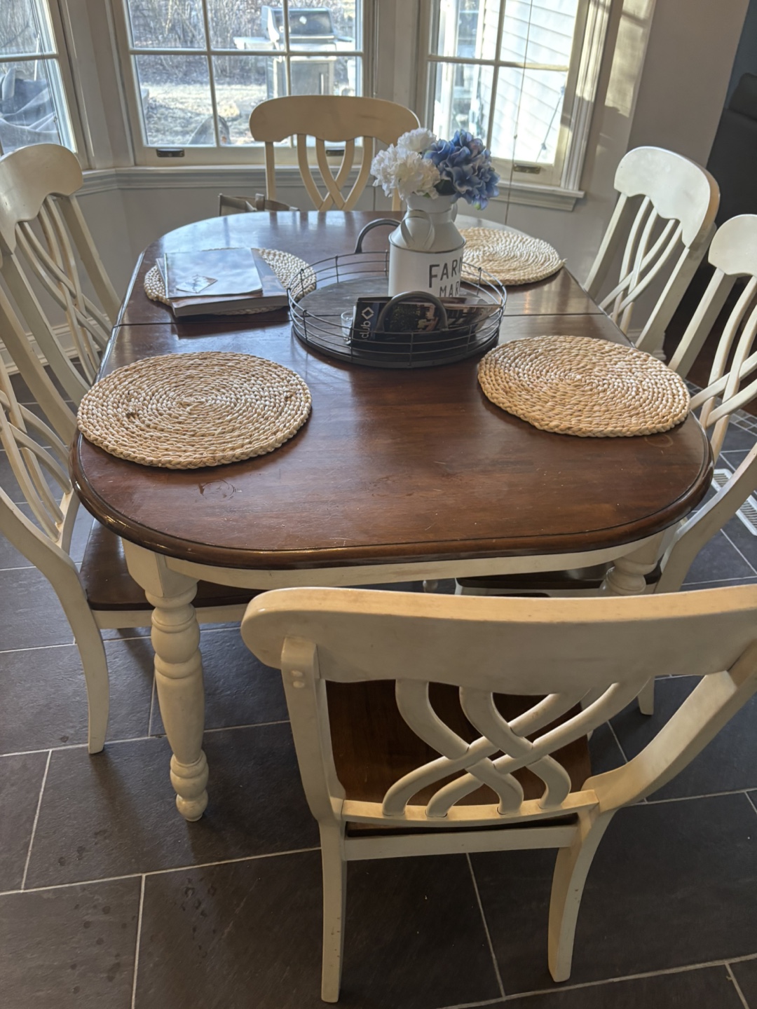 6-Piece Dining Set: Table and Chairs