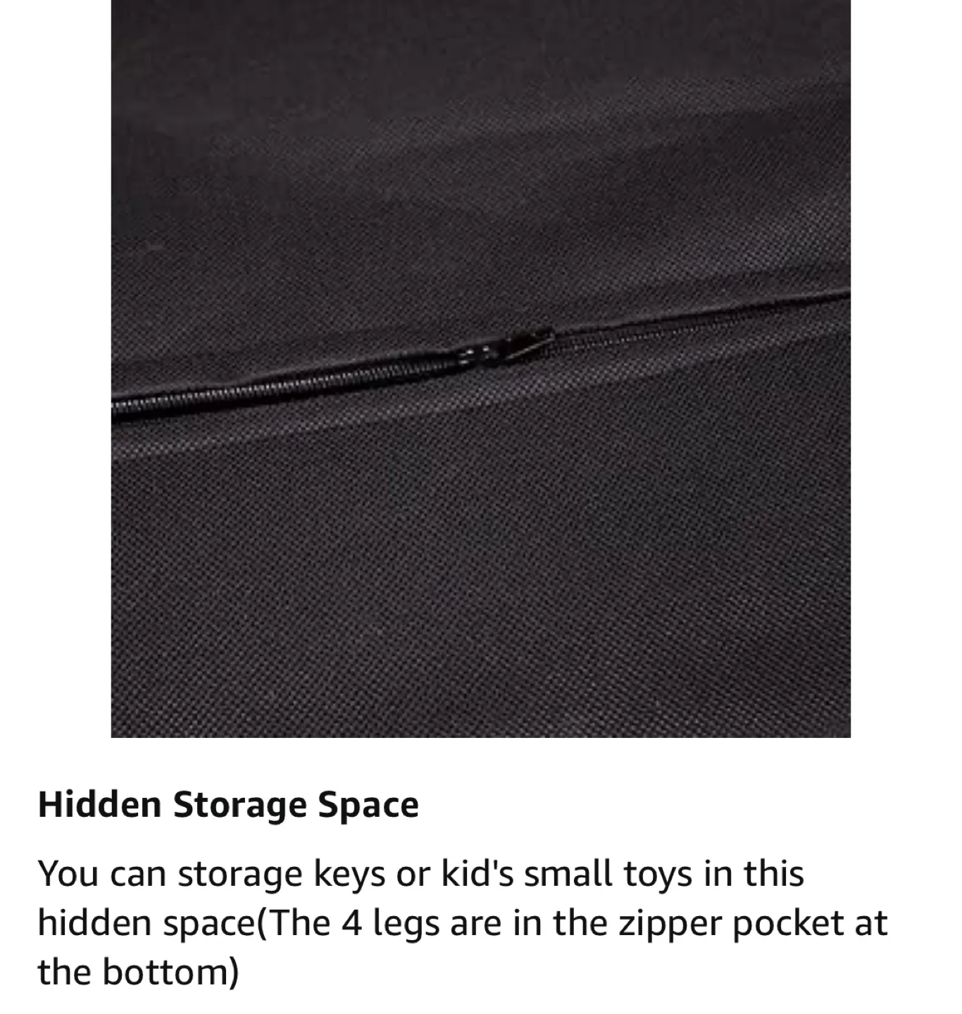 CAROLMADE 15.4" Small Foot Ottoman Sherpa Footstool Soft Brown image indicator(8)