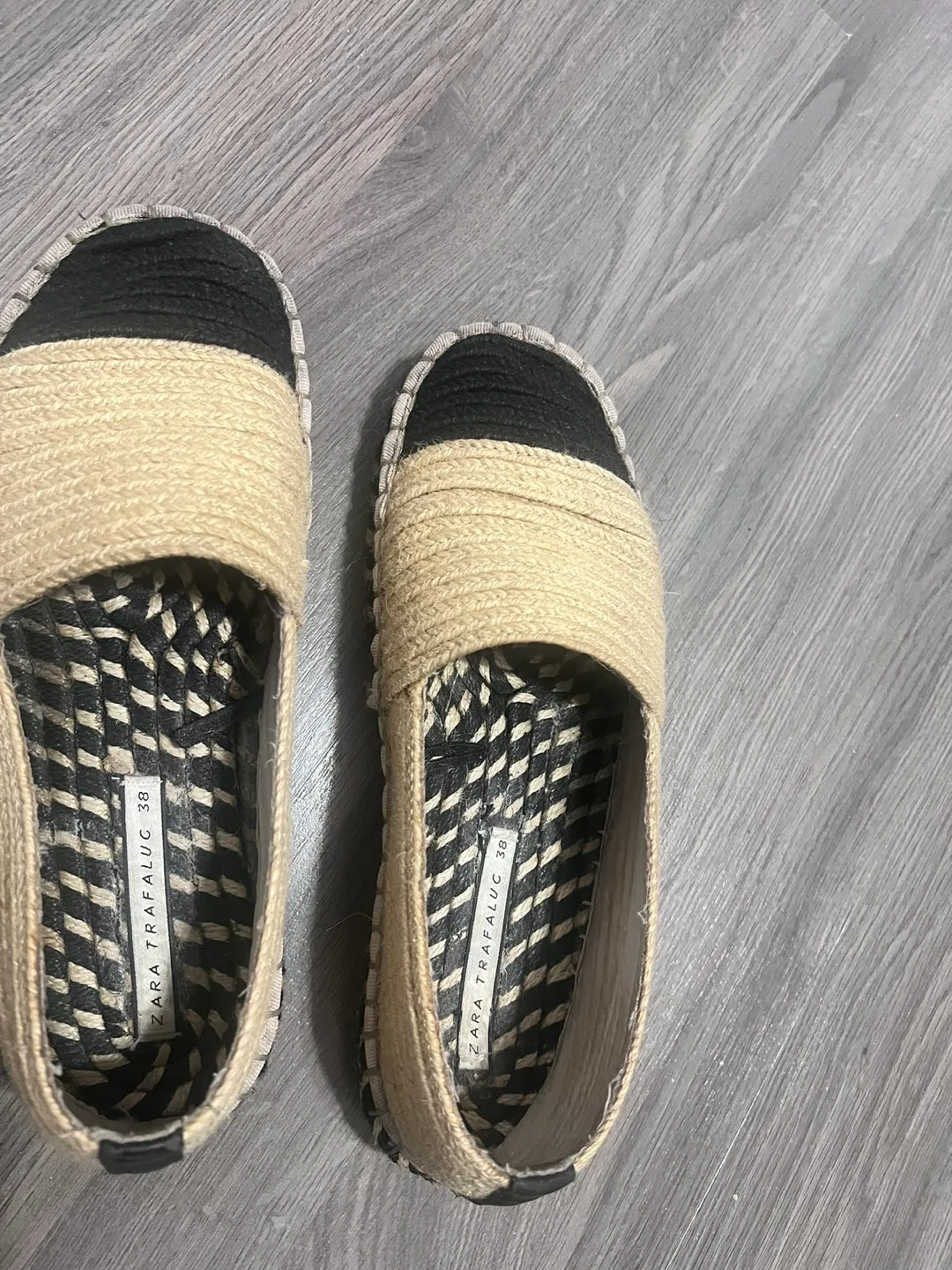 Zara Espadrille Flats - Size 38 image indicator(5)