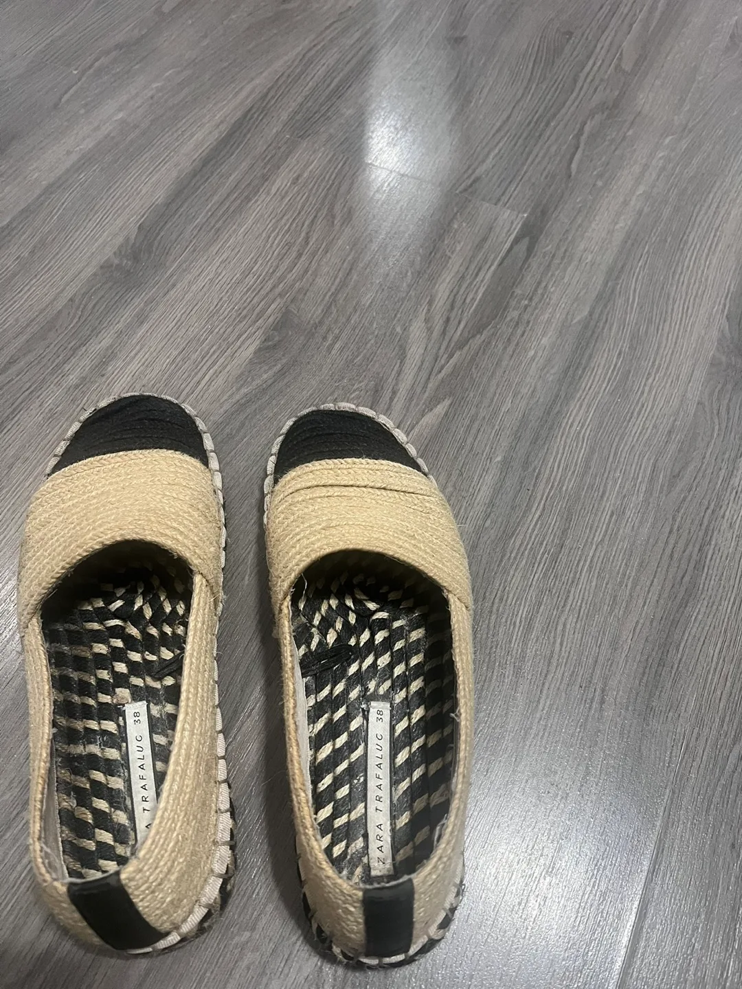 Zara Espadrille Flats - Size 38 image indicator(2)