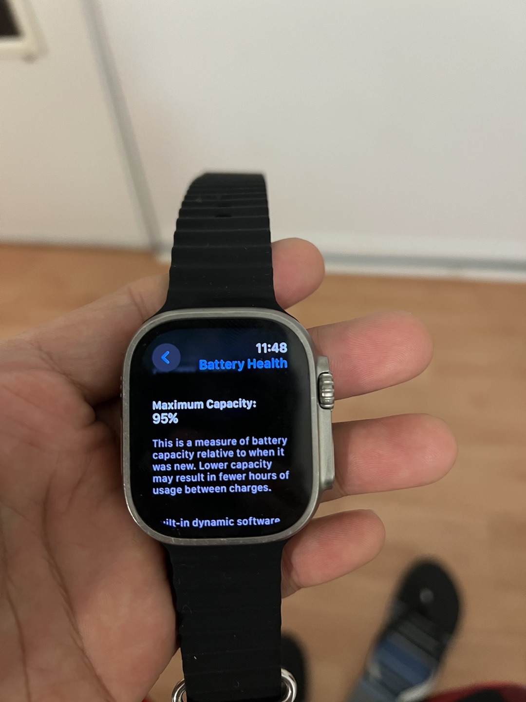 Apple Watch Ultra - Black Ocean Band - Excellent Condition - photo 4
