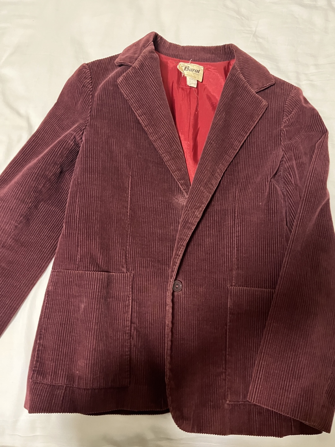 Vintage Barat Fashions Corduroy Blazer - photo 2