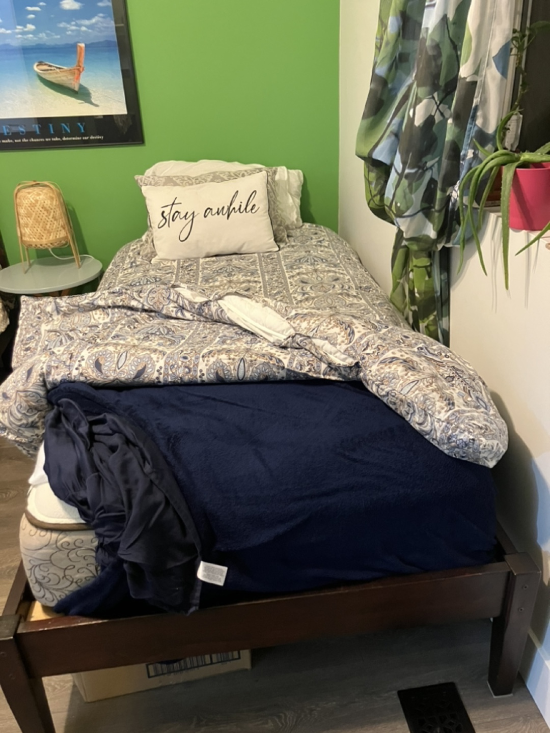 Single Bed Frame with Mattress