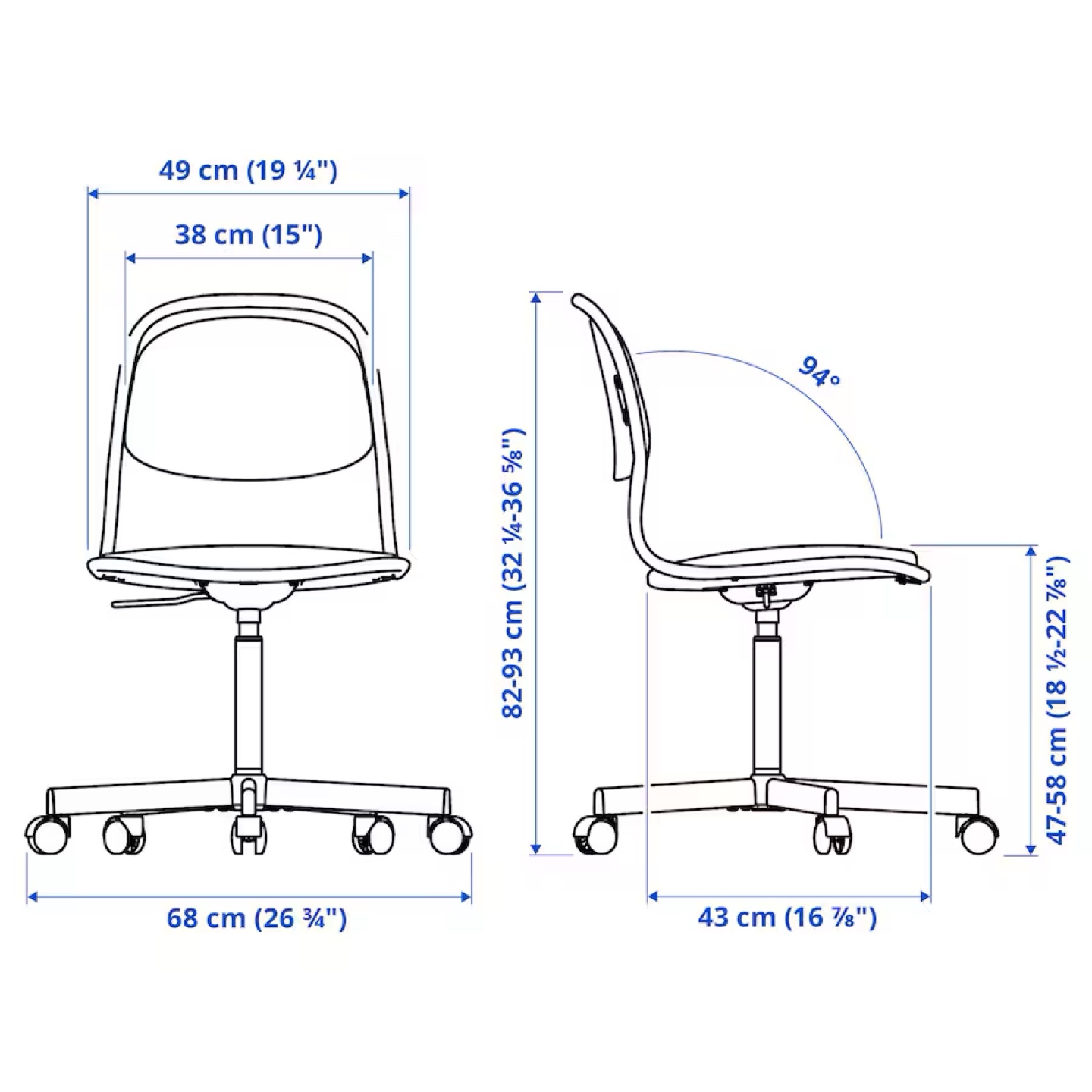 IKEA Swivel Chair - Olive Green - photo 4