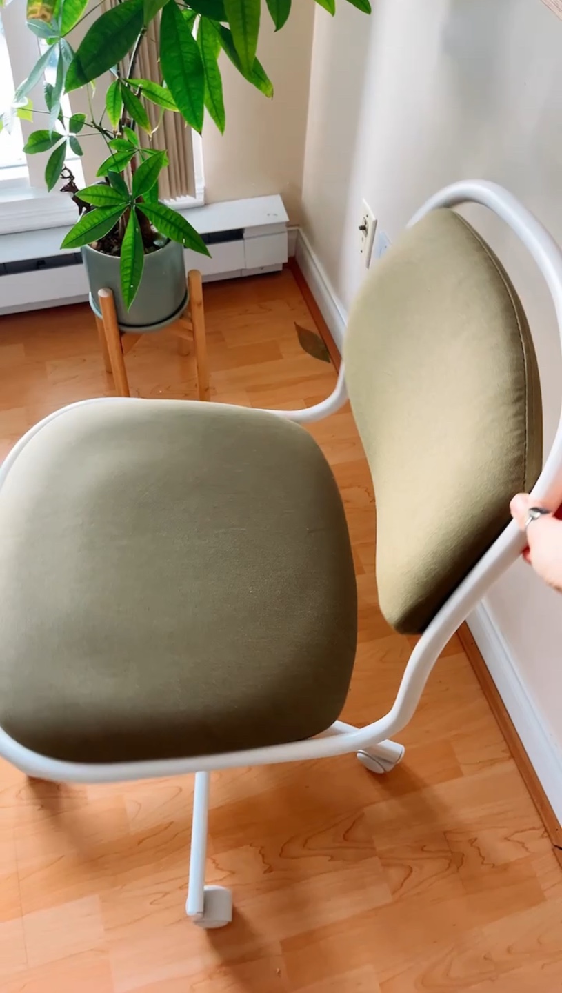 IKEA Swivel Chair - Olive Green