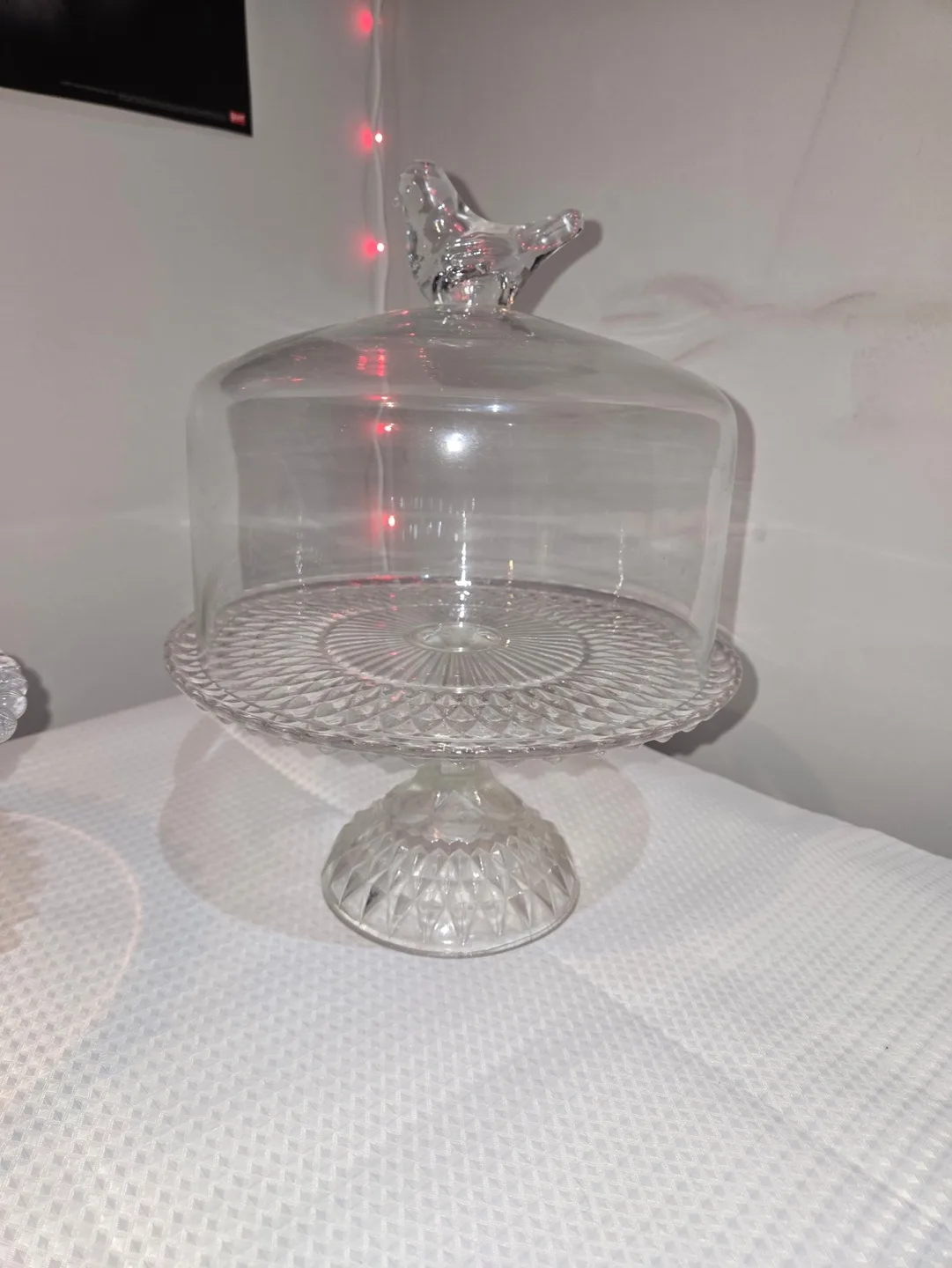 Glass Cake Stands with Dome image indicator(2)