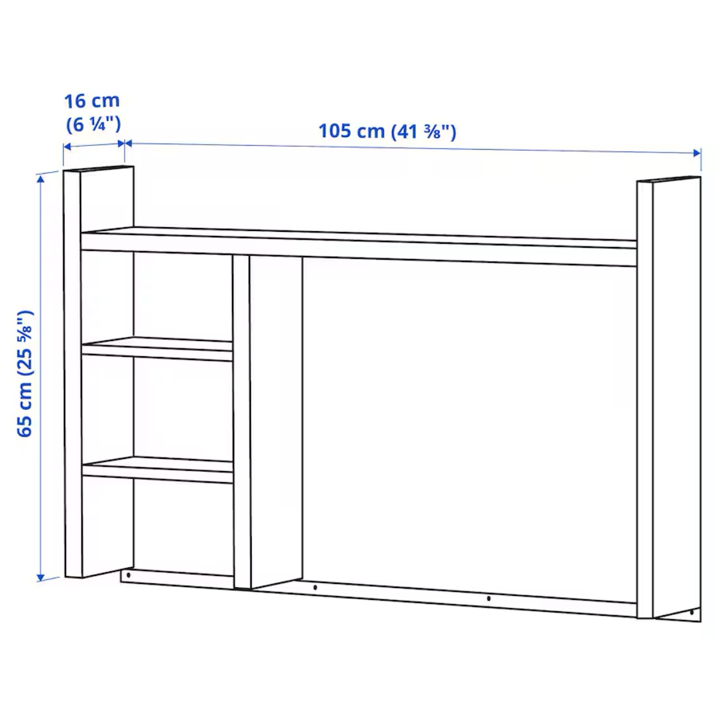 IKEA MICKE Desk with Hutch - White - photo 2