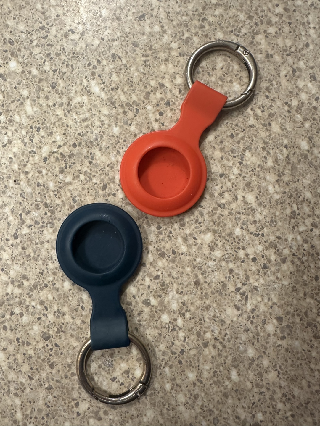 Three Apple AirTags + Two Silicone Keychain Holders - photo 2
