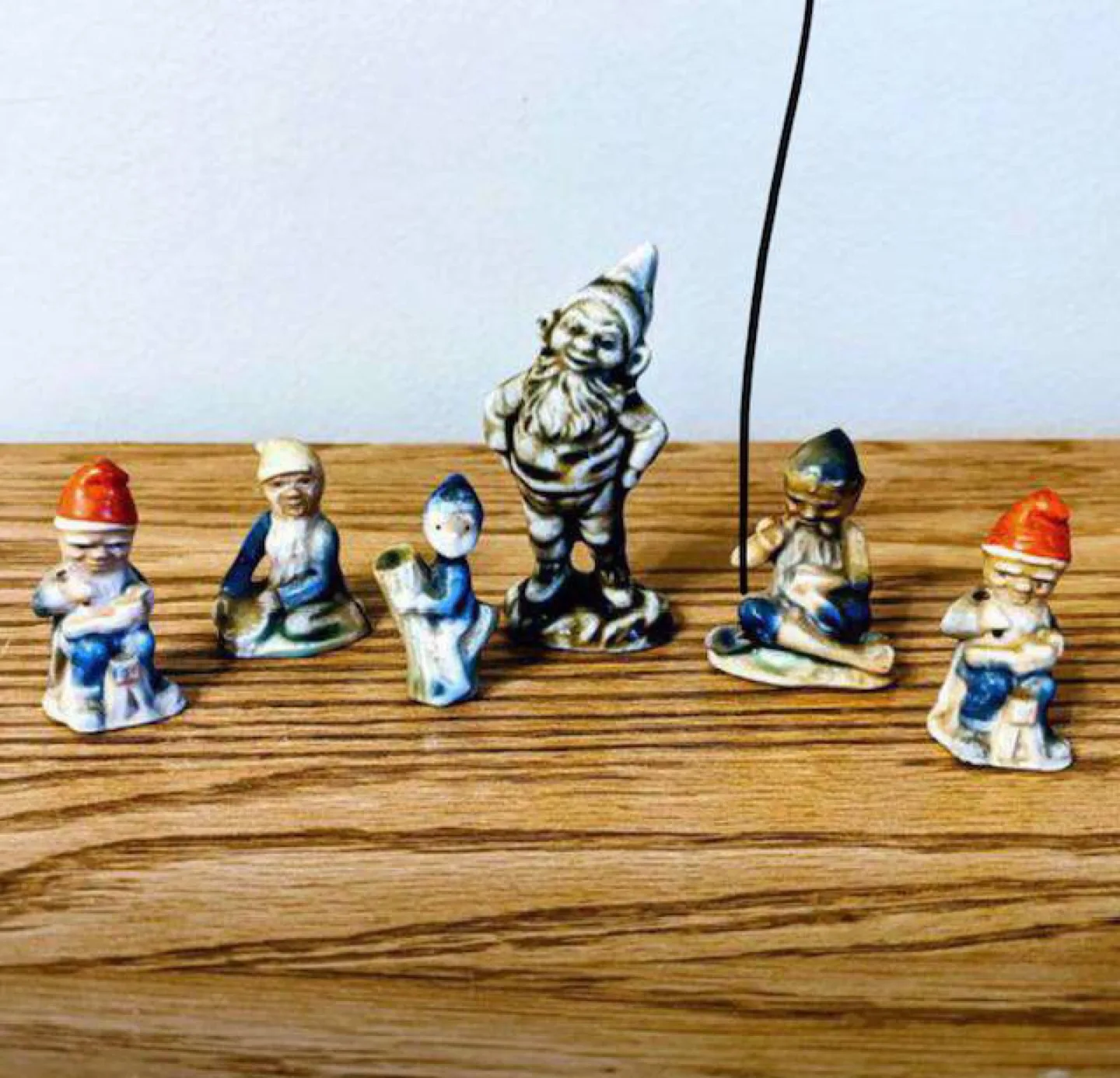 Five Charming Collectible Mini Gnomes