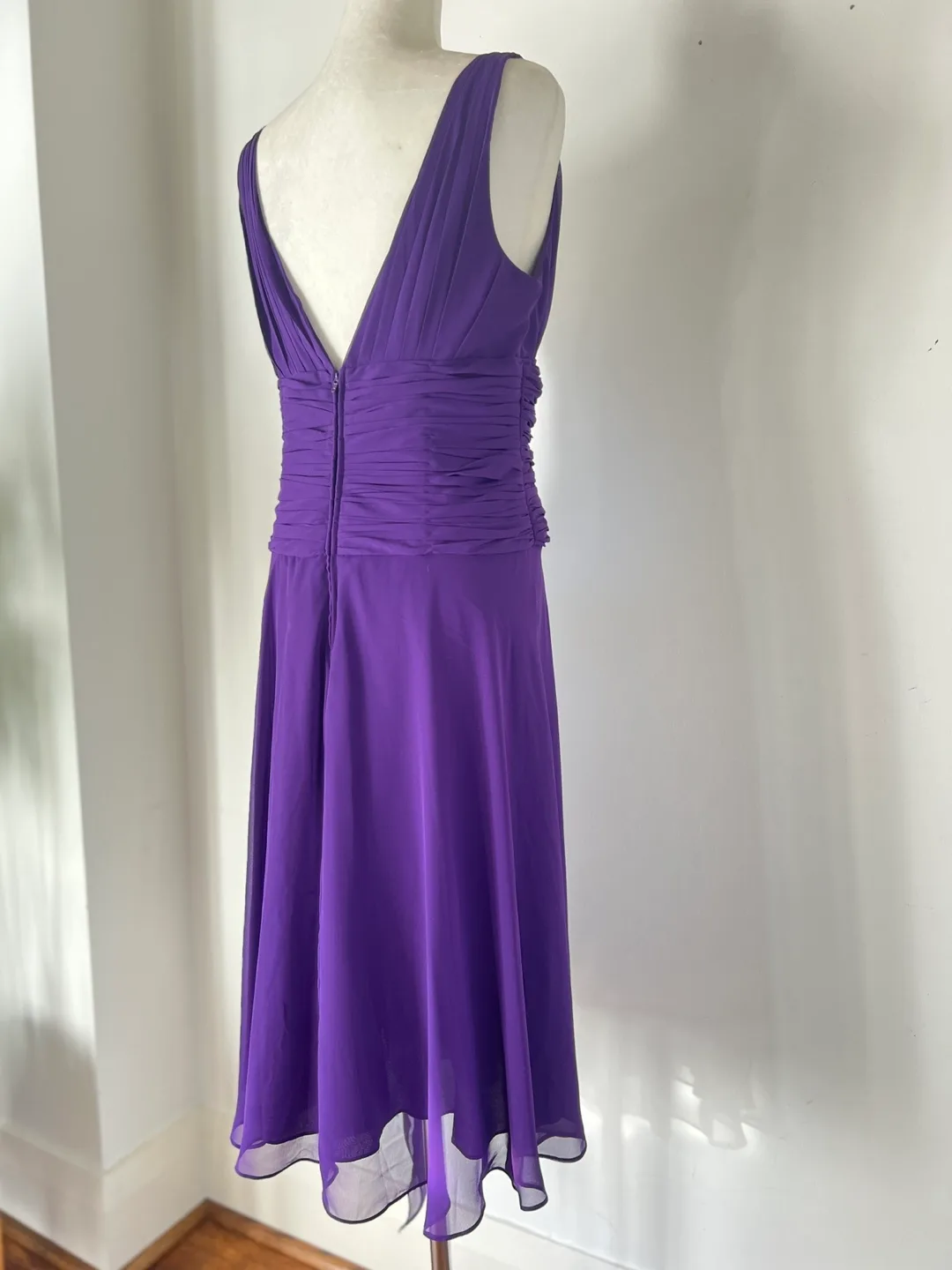Gorgeous Purple A-Line Dress Sz 10 image indicator(5)
