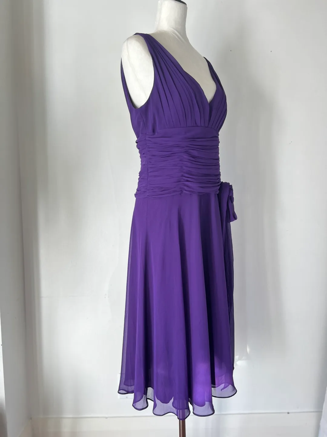 Gorgeous Purple A-Line Dress Sz 10 image indicator(3)
