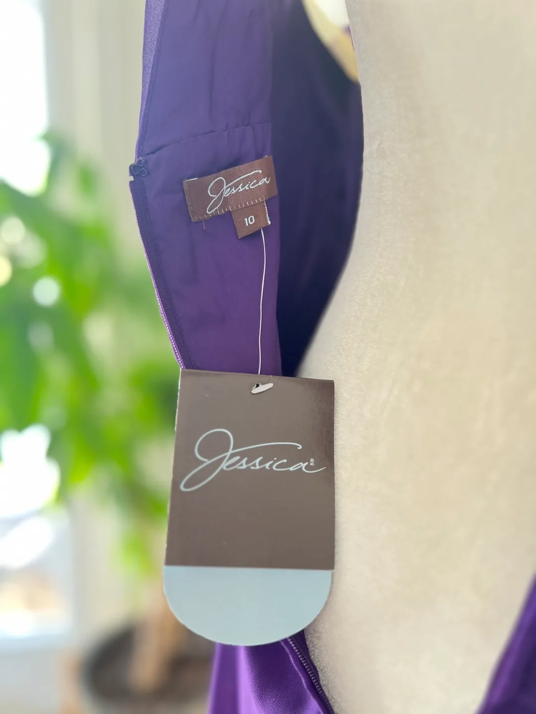 Gorgeous Purple A-Line Dress Sz 10 image indicator(7)