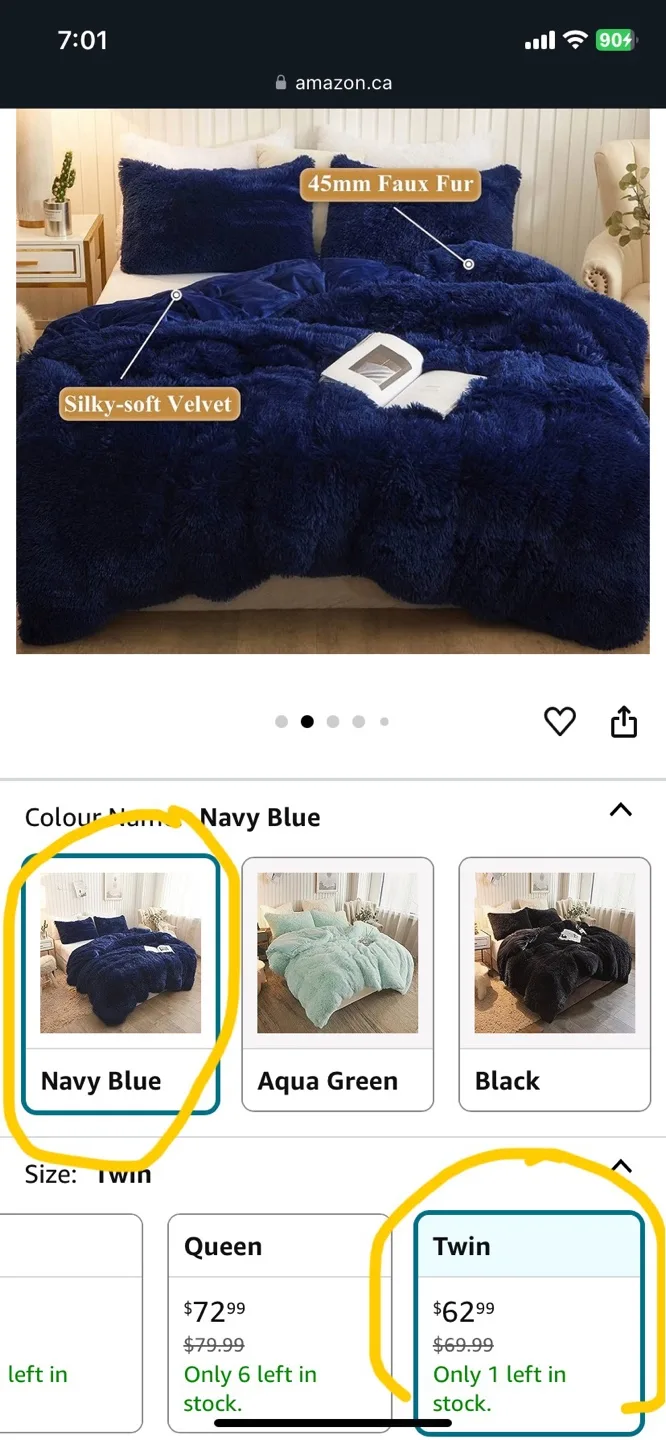 xege plush shaggy duvet cover TWIN 2 pc image indicator(2)