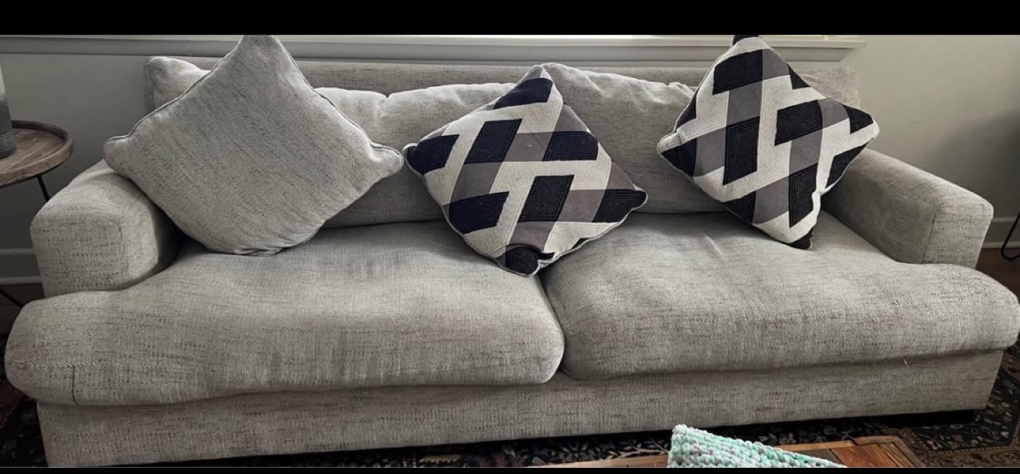 Wooden Sofa ; 3-4 seater.