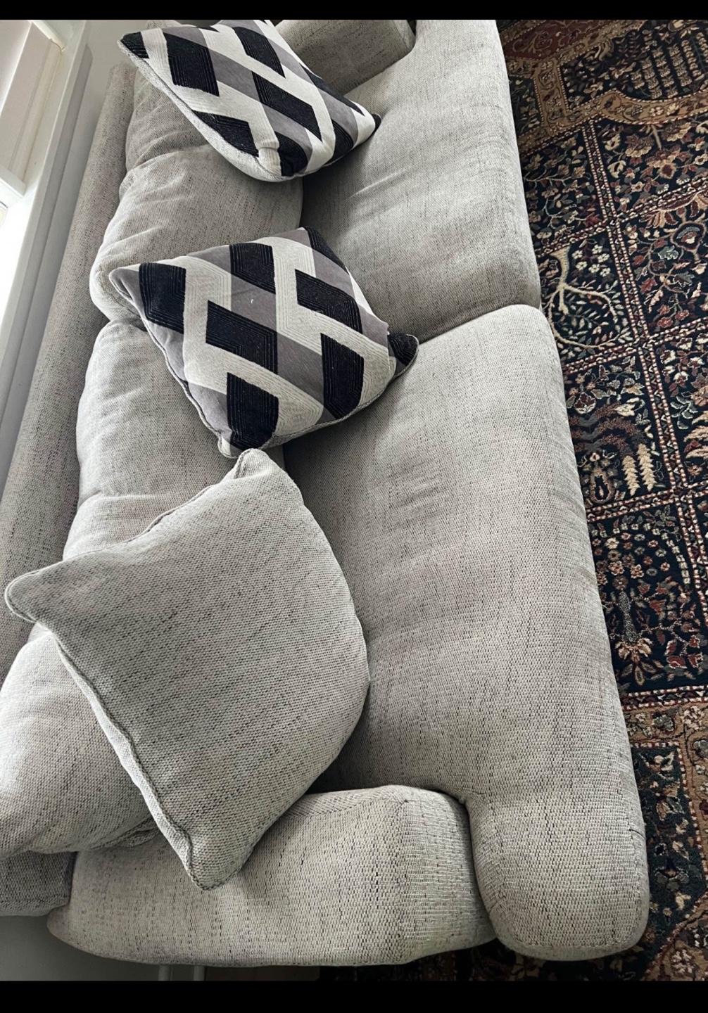 Wooden Sofa ; 3-4 seater. - photo 4