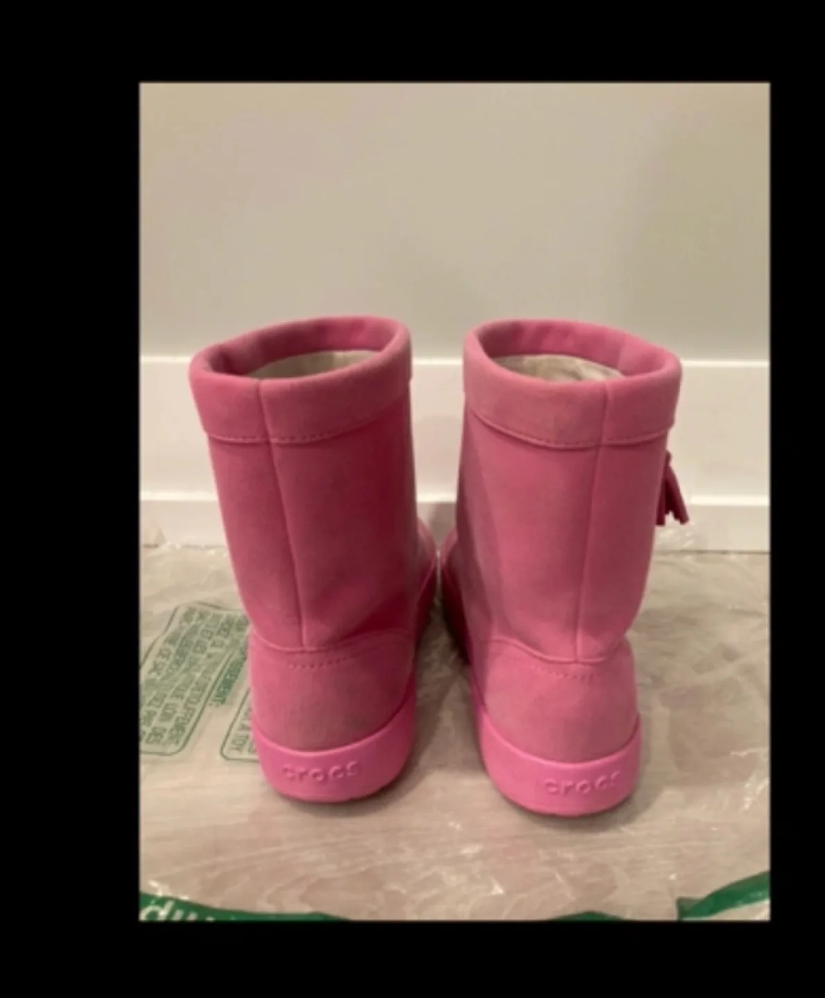 Crocs Kids' Pink Winter Boots Bundle - Two Pairs! image indicator(5)