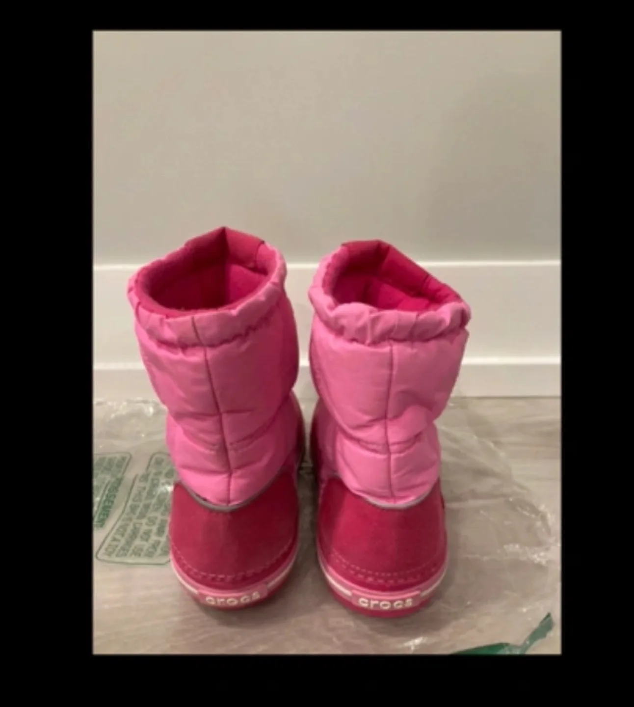 Crocs Kids' Pink Winter Boots Bundle - Two Pairs! image indicator(3)