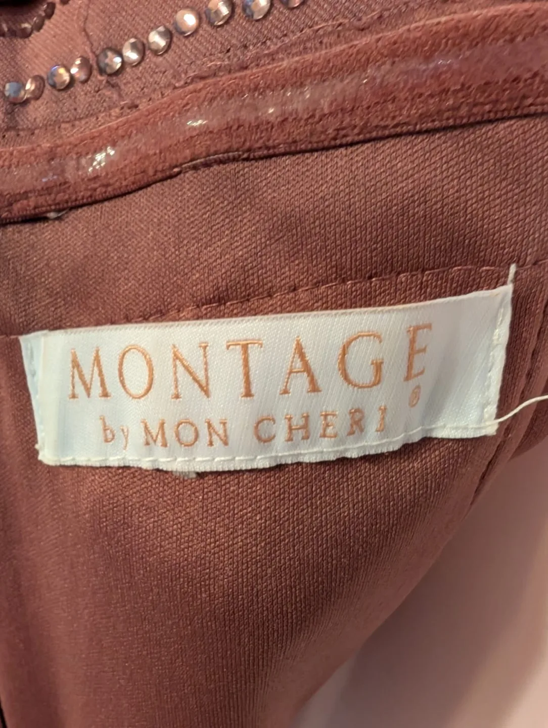 Stunning mauve embellished formal gown image indicator(9)