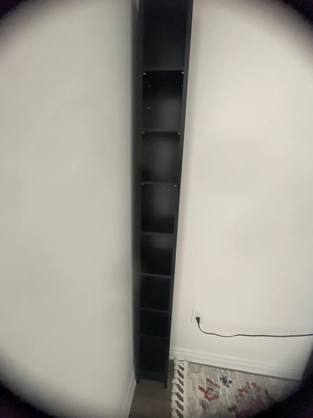 Tall Black Bookcase image indicator(2)