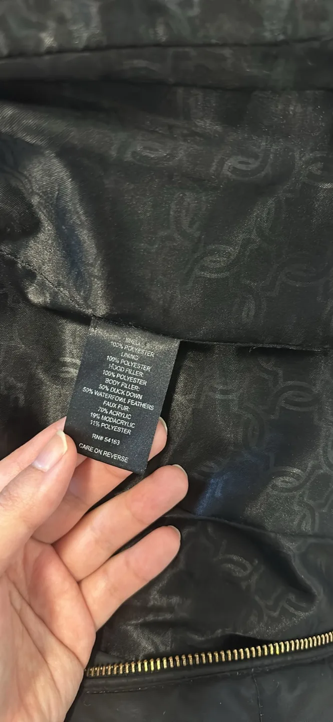 Ivanka Trump Black Puffer Coat Size XS image indicator(3)