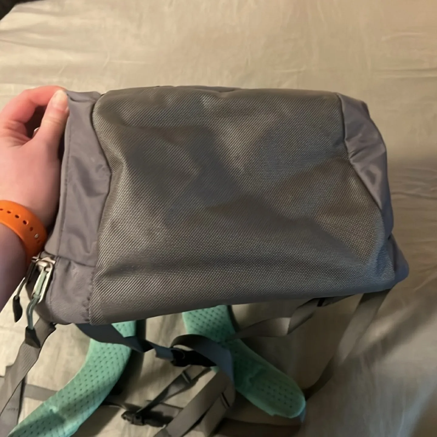 The North Face Surge Backpack Grey/Teal image indicator(7)