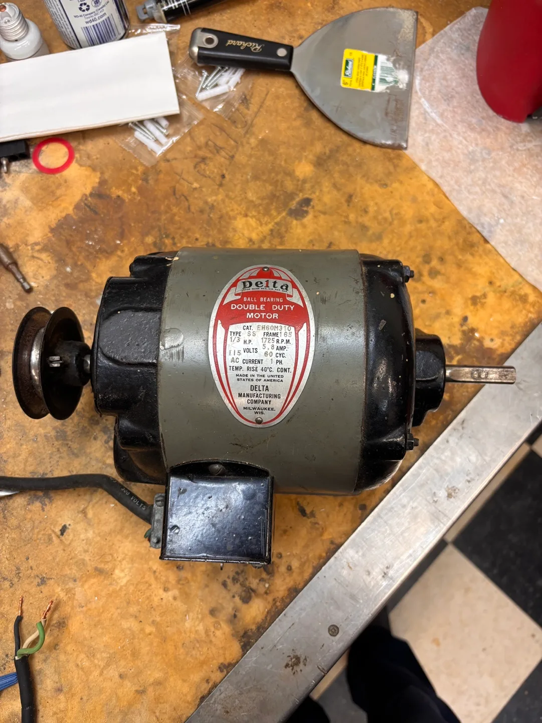 Vintage Delta Double Duty Motor image indicator(3)