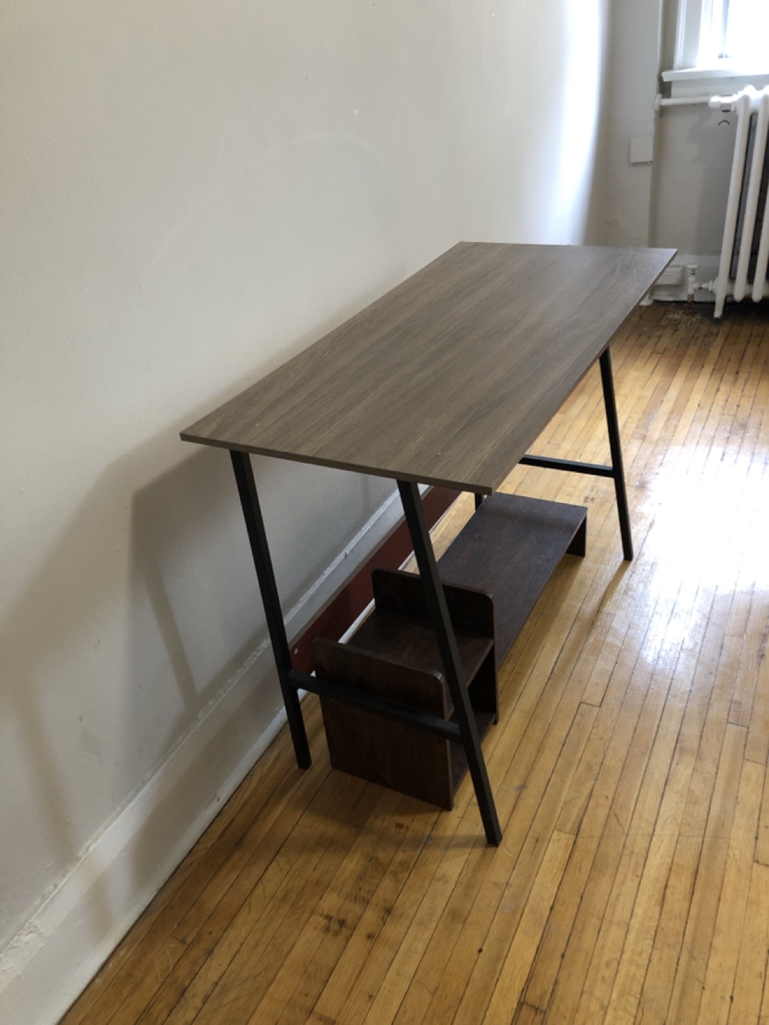 Small Computer Desk with Storage - photo 3