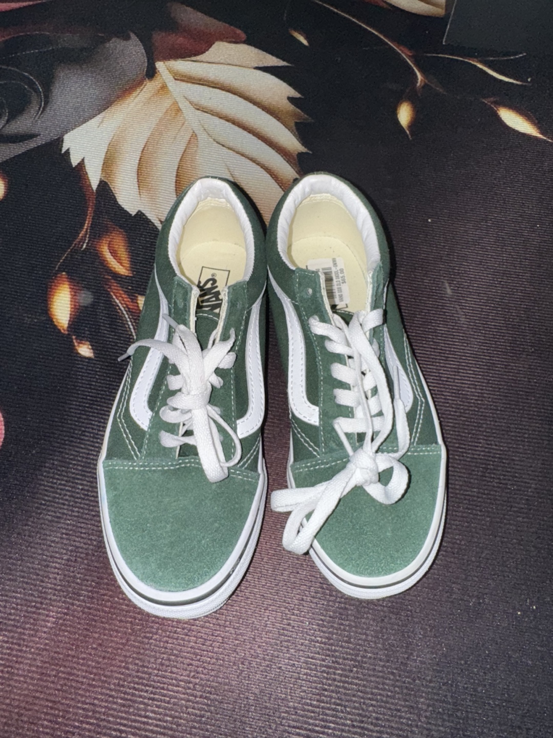 Vans Old Skool Sneakers - Green Suede