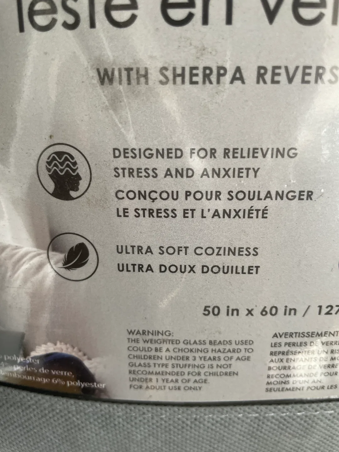 Weighted Hooded Velvet Throw Blanket image indicator(4)