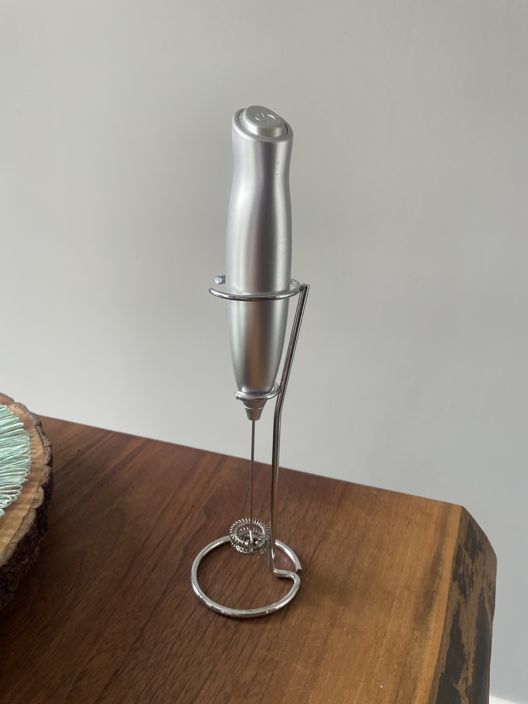 Handheld Milk Frother with Stand
