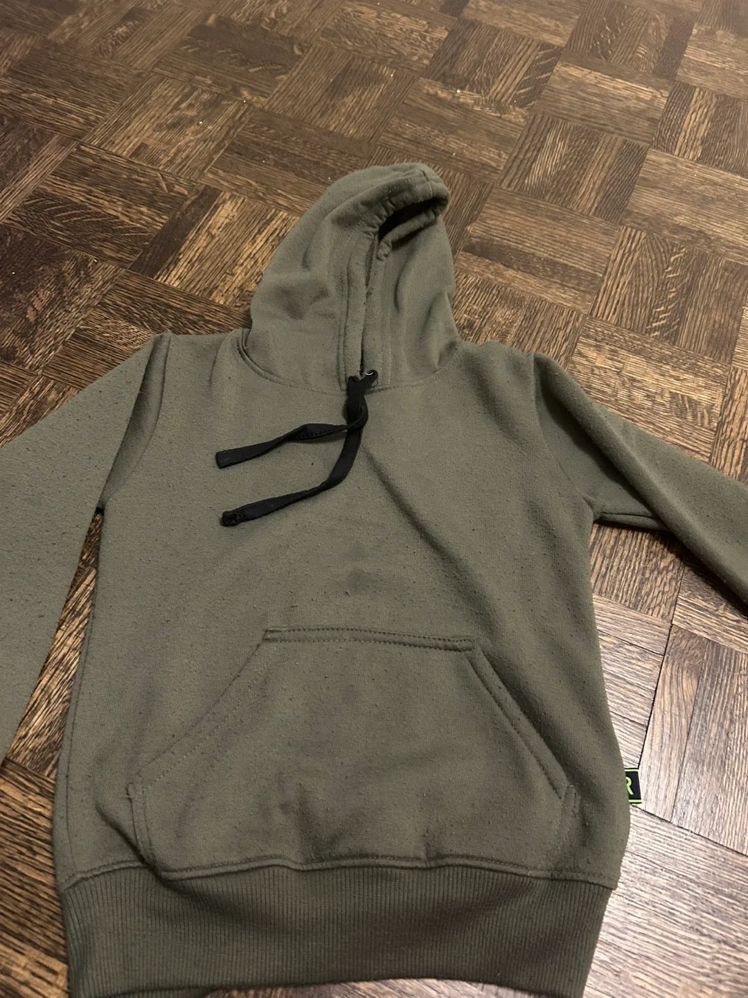 Three Kids' Hoodies - Black & Olive Green image indicator(4)