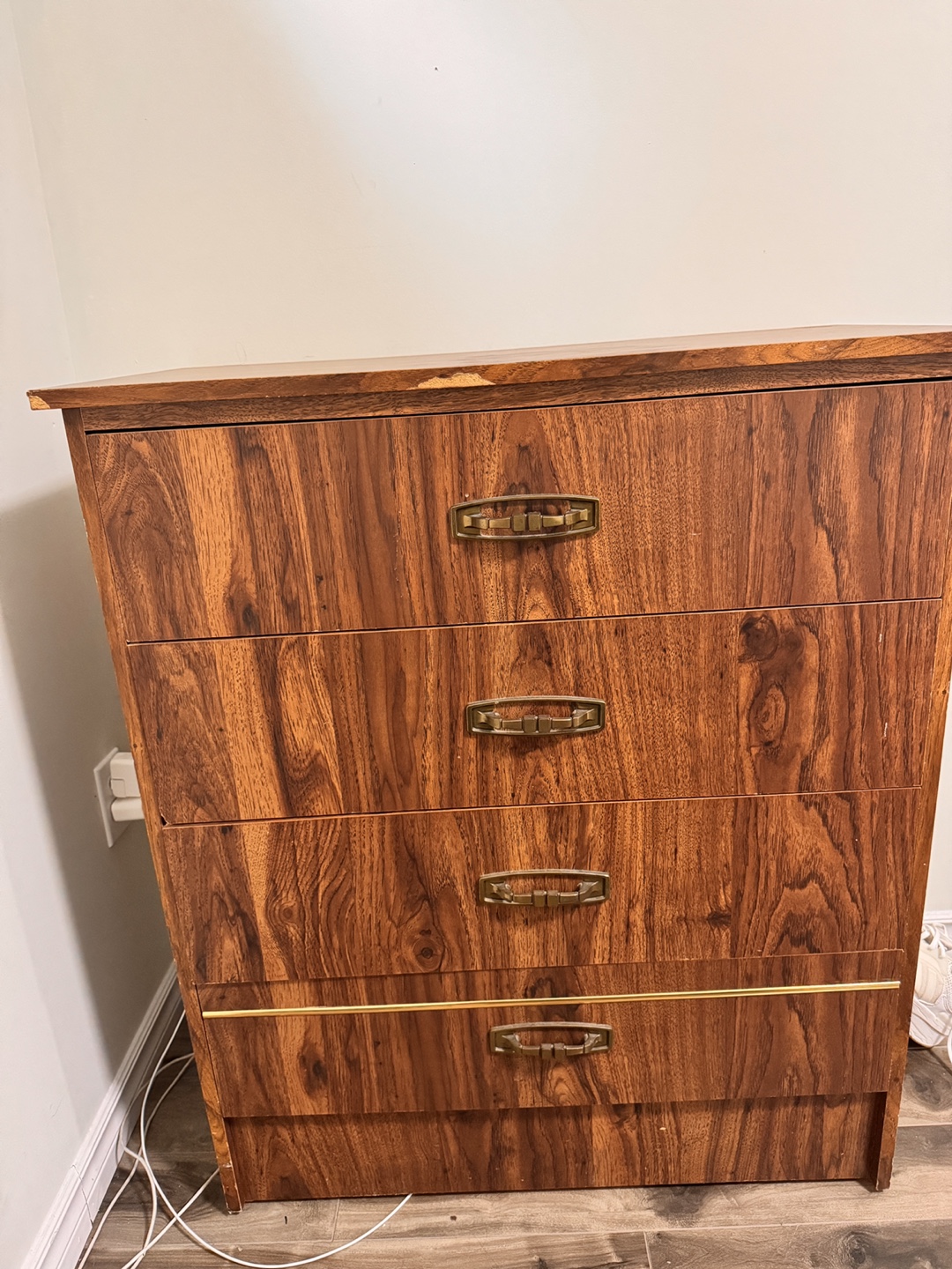 Vintage Four-Drawer Chest/ Dresser - photo 3