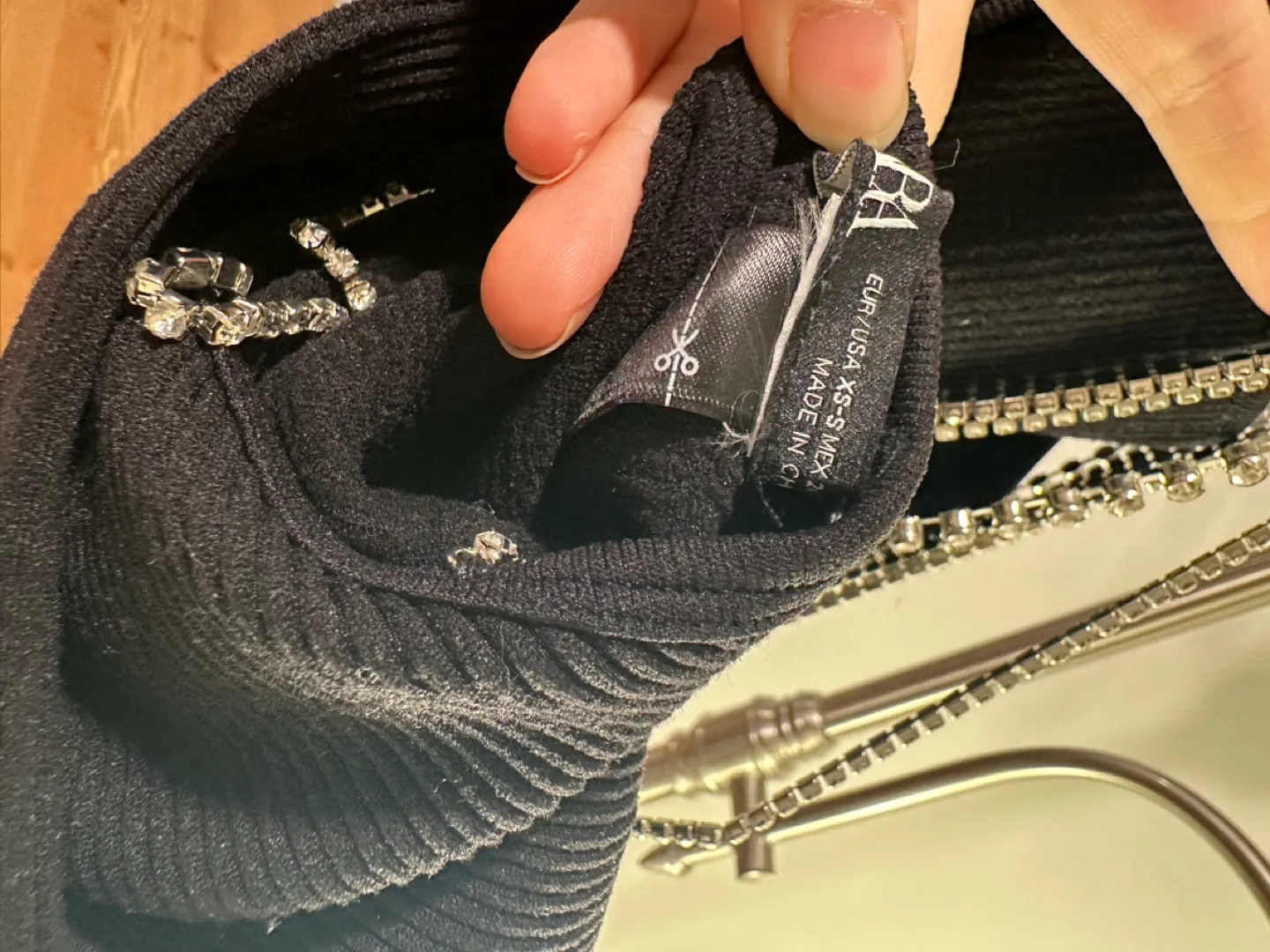 Rhinestone Strappy Backless midi dress image indicator(4)