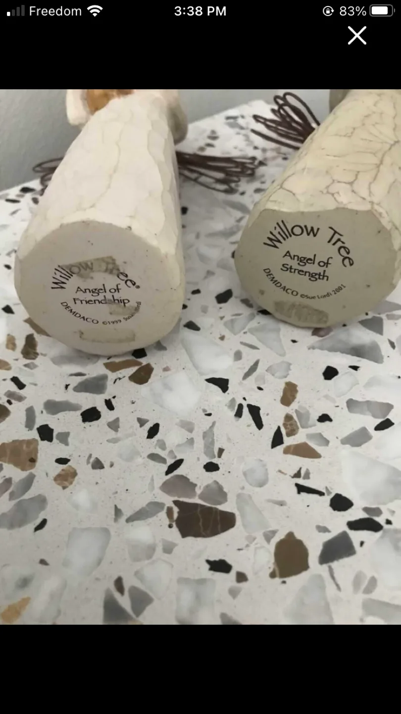 SALE! Willow Tree Angel Figurines - Set of Two image indicator(2)