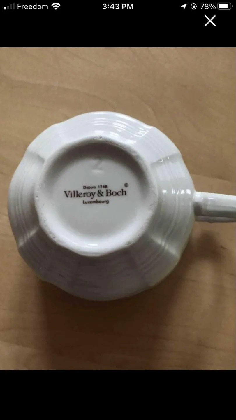 Villeroy & Boch Teacups - Set of 12 image indicator(2)