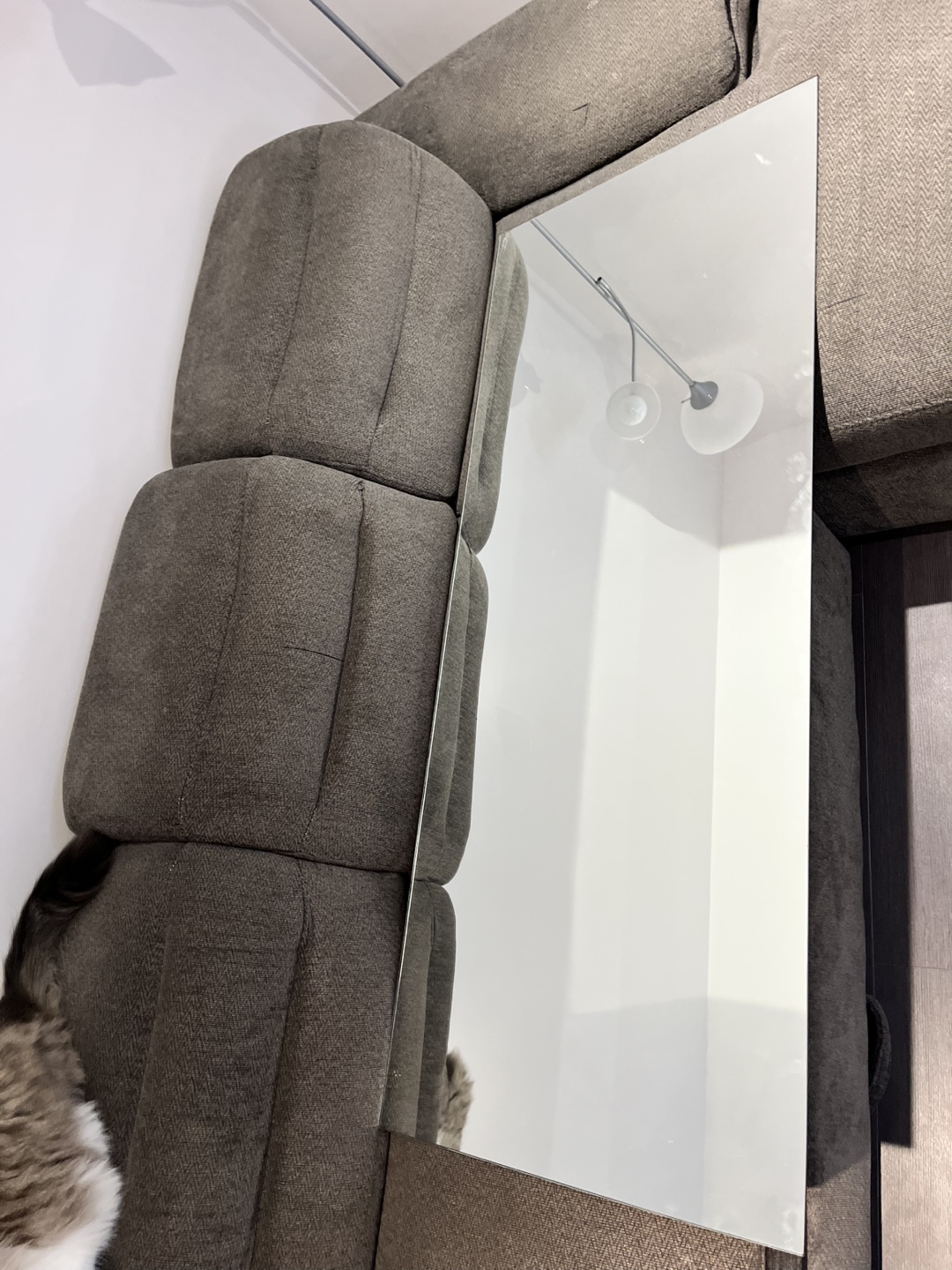 Large frameless Rectangular Mirror