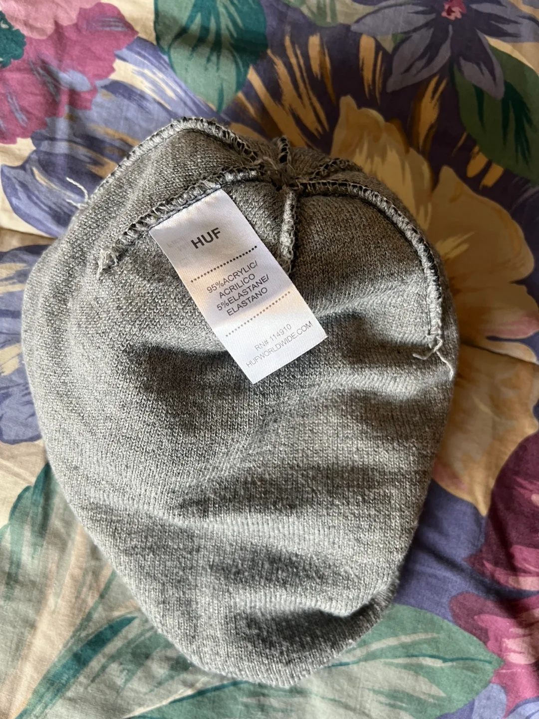 HUF Pom Beanie - Black Grey image indicator(2)