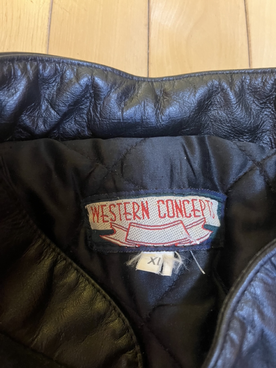 Vintage Ferrari Western Concept Leather Baseball Jacket - photo 3