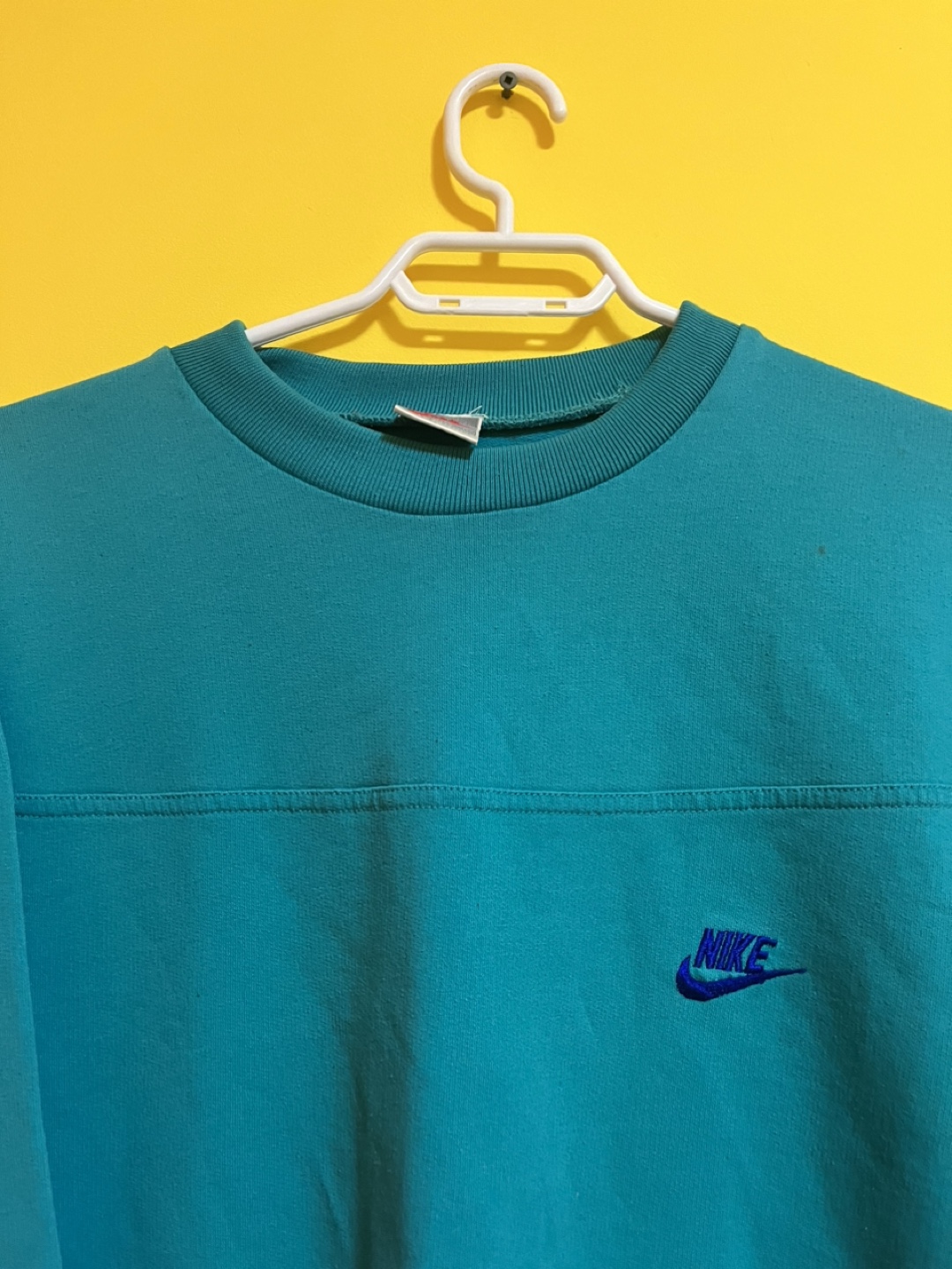 Vintage Nike Crewneck Sweatshirt Teal Green - photo 2